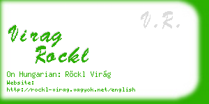 virag rockl business card